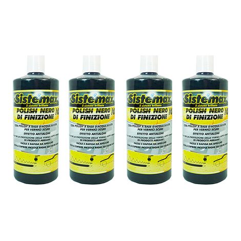 SISTEMAX LACK BLACK "10" 1 lt KIT 4 FLASCHEN