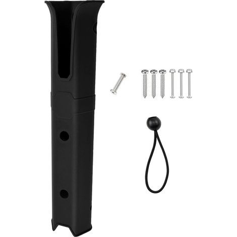 Support pour poteaux de kayak, supports pour poteaux de bateau Support de canne à flotteur Liens de tube de support de canne à pêche latéral de Kayak fixés au mur avec vis, accessoires de pêche en (1/5)