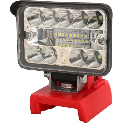 Wiederaufladbare quadratische LED-Arbeitsleuchte (7,6 cm), 18 LEDs, 2800 lm, 54 W, hohe Leistung, recycelbar und wiederverwendbar. (1/5)
