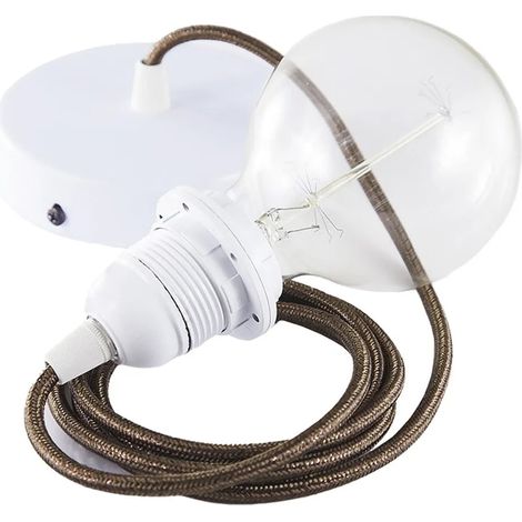 Lampe suspension creative cables rl13 cuivre 50 cm (1/3)