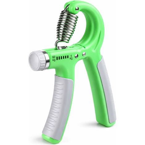 1 pz verde Allenatore manuale Hand Grip Regolabile 5 – 60 Kg Pinza per le mani Antiscivolo (1/5)
