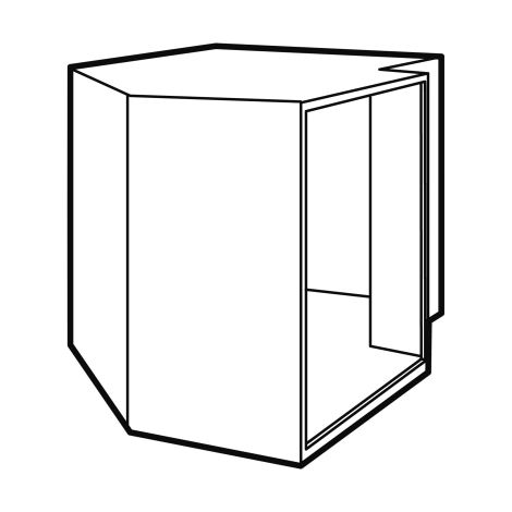 Luftkanal aus Glasfaserleichtbeton LKB 700, 90-Grad-Bogen 500 mm - 50900103117 von Weishaupt