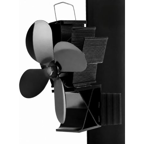 XF491 Ventilateur de Cheminée Thermique - Sans Électricité, Démarrage Automatique, Double Fixation, Résistant à la Chaleur (1/5)