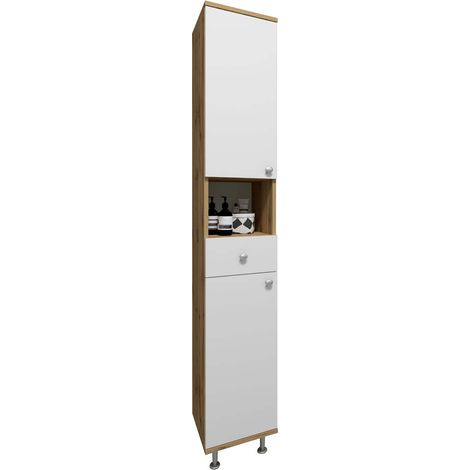 Meubles de salle de bain tiroir d'armoire de salle de bains Nilosi 185x30x31 - VCM (1/5)