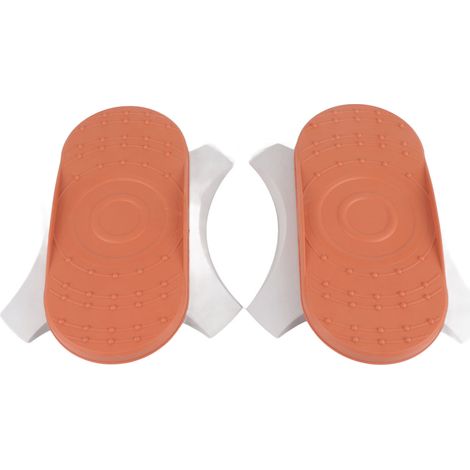 Disque de torsion taille fendue, appareil amincissant tournant orange, équipement d’entraînement silencieux pour silhouette, massage type, modèle réduit (1/5)