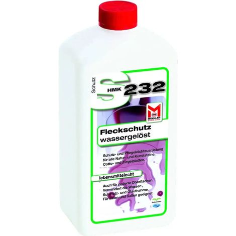 HMK S232 Fleckenschutz wassergelöst 1l  Steinimprägnierung