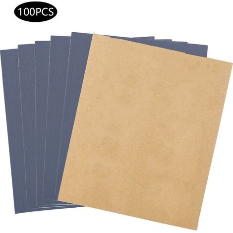 P2000 brown waterproof sandpaper for wet and dry use – 100 sheets, rapid heat dissipation (1/5)