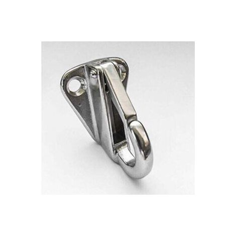 5x carabiners on stainless steel plate - Carabiners - ∅ up to 10 mm (1/4)