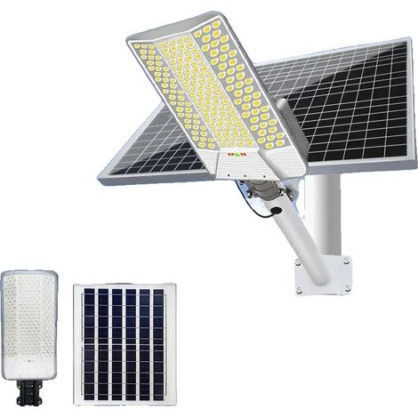 Lampe de sécurité solaire, batterie de 20000mAh, automatique crépuscule à l'aube, 6500W (1/2)
