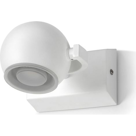 Wandleuchte Bad Tilt Moon Led Cob 5w 450lm Cri80 3000k 90º Weiß