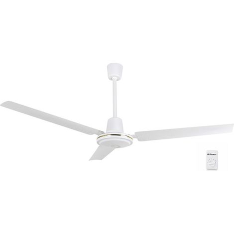 Orbegozo cf 86140 ventilateur de ventilateur de plafond élégant et fonctionnel - interrupteur de mural - 5 vitesses - puissance 70w - 140cm de diamètre - blanc (1/4)