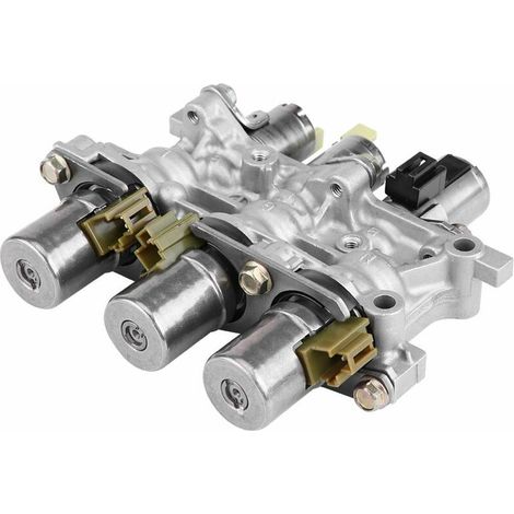 Jeffergarden Bloc de Solénoïde de Transmission, Bloc de Solénoïde de Transmission pour l'Automobile Inférieure du Corps 5 Vitesses de Valve 4F27E Transmissions automatiques et accessoires-DOU