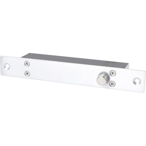 Serrure à pêne dormant électrique 12 V, mode NC, serrure de sécurité électronique à mortaiser avec temporisation pour le contrôle d'accès aux portes (1/5)