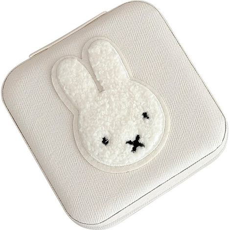 Boîte à bijoux de voyage en cuir, petite boîte à bijoux pour boucles d'oreilles et bagues, organisateur compact (1/2)