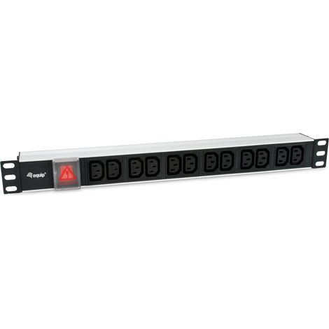 Equip Steckdosenleiste 19`1HE12fach mit Schuko Schalt A