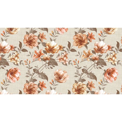 TOVAGLIATO IN PVC FANTASTIK FIORI 1186-3 Rotolo cm.140 (H) x 20 mt (L)