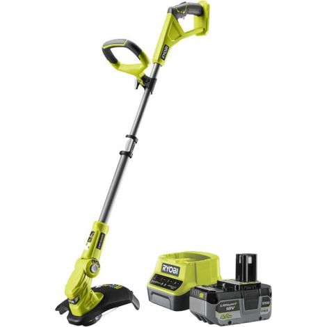 Pack RYOBI coupe bordure - dresse bordure 18V One+ OLT1832 - 1 batterie 4.0Ah - 1 chargeur rapide 2.0 Ah RC18120-140X