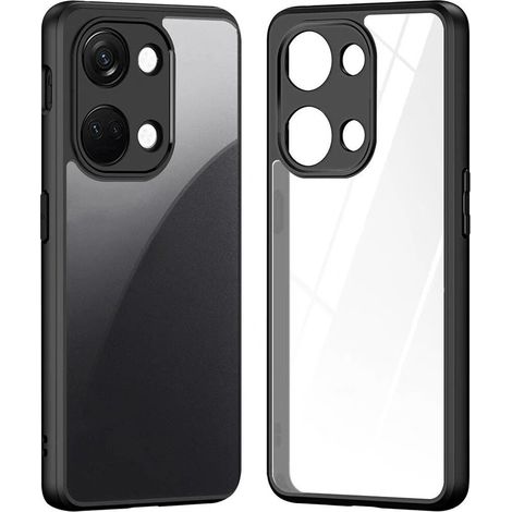 Funda para Xiaomi Redmi Note 13 Pro 4G / Poco M6 Pro 4G, Fusion Hybrid, con protección para la cámara, transparente/negra. (1/5)