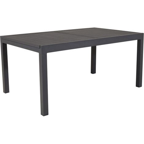 Table de Jardin Extensible "Marbella" 160-240cm Noir (1/5)