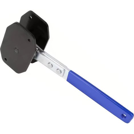 Outil compression étrier frein acier avec cliquet inverse et 2 crochets pour étriers simple double quadruple piston disque (1/5)