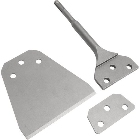 5-Zoll-Bodenmeißel, breite Klinge zum Entfernen von Fliesen und Mörtel, robuster Schaber für Klebstoffe, Abbruchmeißel (1/5)