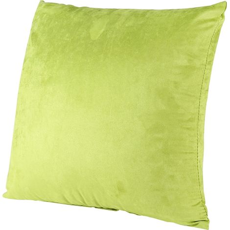 Coussin 45x45 cm Housse de siège canapé, housse de coussin uni, pour voiture lit bureau, coussins décoratifs, couleur aléatoire envoyée (1/3)