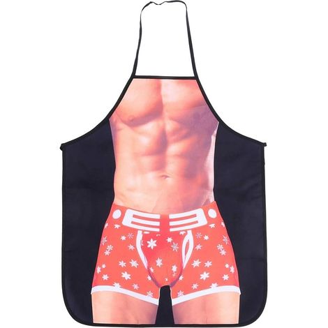 Witzige 3D-Küchenschürze, sexy wasserdichte Schürze (1/5)