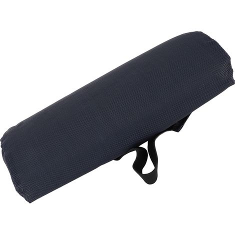 Oreiller de tête rembourré doux universel pour chaise zéro gravité, appui-tête détachable garnissage éponge, coussin de rechange transat plage bleu marine (1/5)