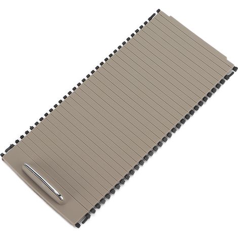 Pare-soleil coulissant pour porte-gobelet de console centrale A20468076079051, compatible avec Mercedes-Benz W204 W212 (beige). (1/5)