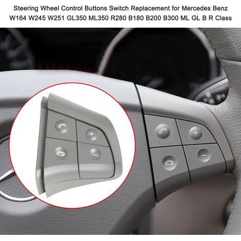Zoternen Boutons de commande au volant de remplacement pour Benz W164 W245 W251 GL350 ML350 R280 B180 B200 B300 ML GL BR Class (1/5)
