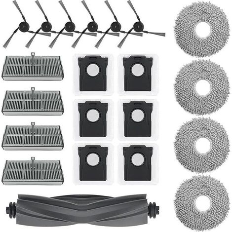Kit d'accessoires 21 pièces pour aspirateur robot Dreame X40 Ultra – Filtres, brosses et sacs à poussière – Compatible L40 Ultra (1/5)