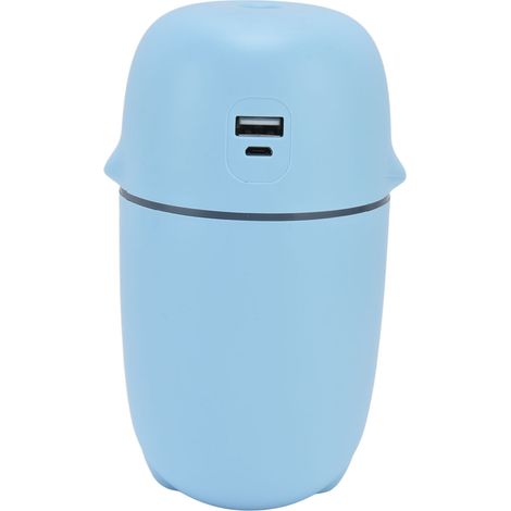 300-ml-USB-Luftbefeuchter fürs Auto, Blau, Leiser Nebel, 2 Modi, Tragbarer Tisch-Luftbefeuchter (1/5)