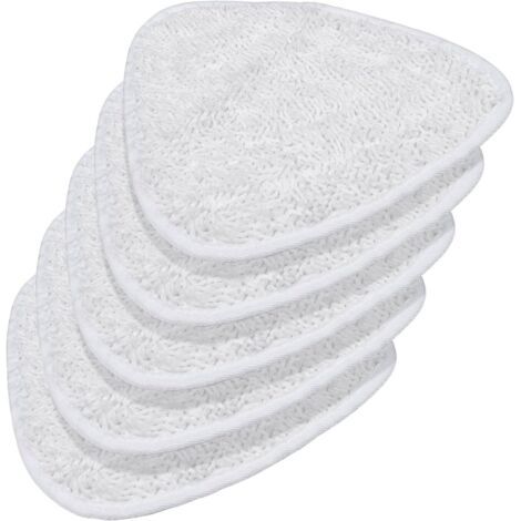 Lot de 5 Recharge pour Balai Vapeur Vileda Steam, Nettoyeur Serpillere Balai Vapeur, Accessoire Balai Vapeur Microfibre Compatible avec Vileda Steam, Lavables en Machine Réutilisation (1/5)