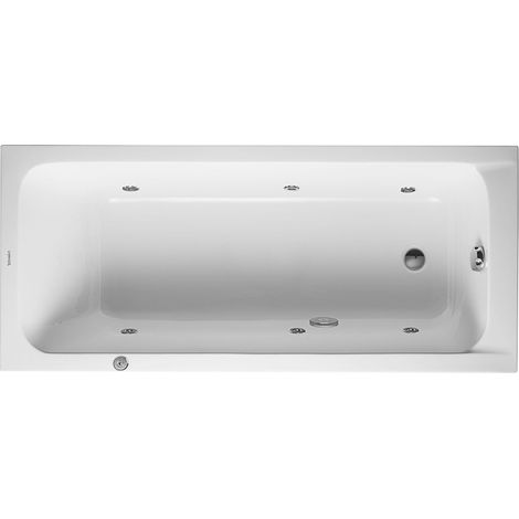 Bañera de hidromasaje Duravit D-Code, 1700x750mm, 1 respaldo (1/4)