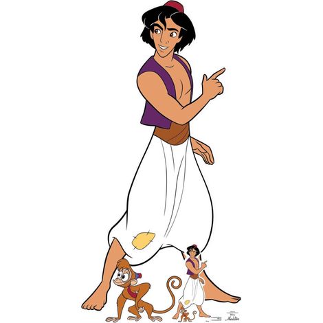 Figurine en carton Aladdin Disney H 185 CM