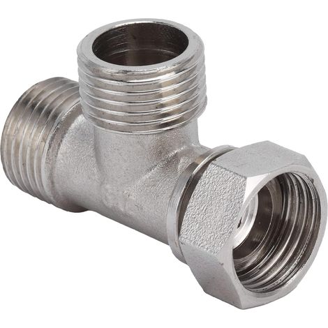 Adaptateur en T à Filetage Mâle/femelle G1/2 renforcé pour Joint de Tuyau D'eau Résistant à la Compression, Connecteur en T Sûr et Non Toxique pour une Installation à Faire Soi-même (1/5)