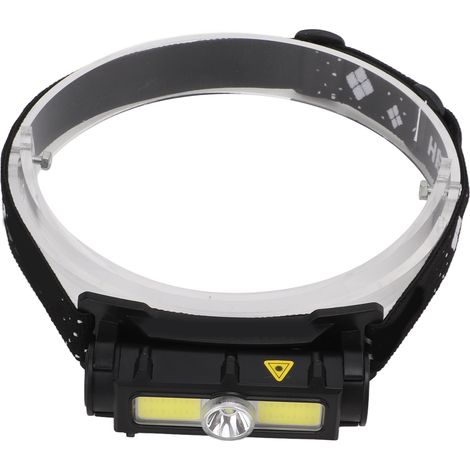 Lampe frontale de pêche portable et puissante avec batterie de 1200 mAh, idéale pour la course à pied en extérieur. (1/5)