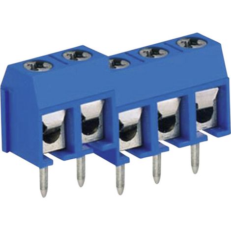 DECA 1216197 Schraubklemmblock 1.50 mm² Polzahl 3 Blau 1 St.