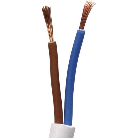 ROLLO 100M MANGUERA BLANCO H05VV-F (2X1MM)