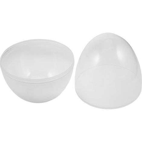 Œuf Transparent Facile à Remplir en Plastique pour Pâques et, Distributeur de Bonbons Créatif Design et Assemblage Simple pour Fêtes et Anniversaires (1/5)