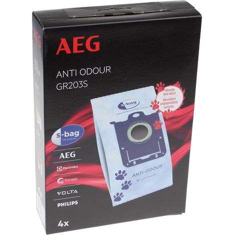 Electrolux - bolsa para aspirador - gr203s - anti-odour - 4pz - 9001684753 - 7321423975038