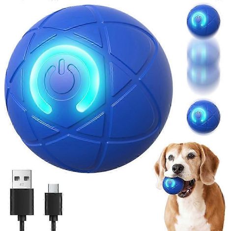 Nouvelle balle vibrante pour chien 2025, jouet interactif rechargeable par USB, balle qui vibre et roule automatiquement pour chiens de petite, moyenne et grande taille (1/5)