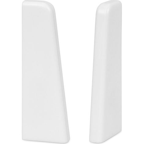 KGM Endstücke für Sockelleiste Mega weiß 20 x 58 mm 2 Stück