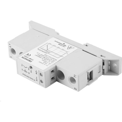 Einphasiges 100-A-Gleichstrom-Halbleiterrelais, DIN-Schienenmodul, Gleichstromsteuerung, Gleichstromausgang, DSMD100015S (1/5)