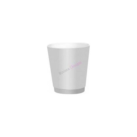 GEDY 8609P200900 Papelera Venezia Blanco Sim/Emb - ref: 8609P200900