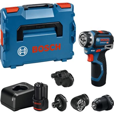 Visseuse GSR 12V-32 FC - BOSCH - Avec 2 batteries 2.0Ah - chargeur - divers embouts - L-BOXX - 06019N7101
