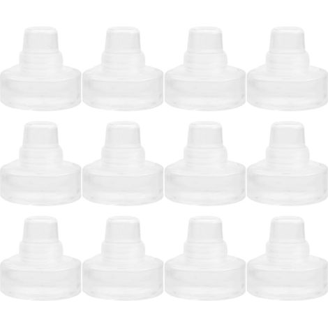 12pcs Bouchons en Verre Forme T pour Bouteille de Vin, Silicone Solide, Étanches et Sûrs, Accessoires pour Vin Réutilisables, pour Bar et Clubs (1/5)
