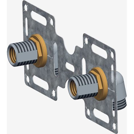 Boutté – Coude de raccordement pour douche – Sortie mâle 15x21 mm (1/2') et femelle 20x27 mm (3/4') – Résistance à 16 bars – Compatible cuivre, PER, multicouche