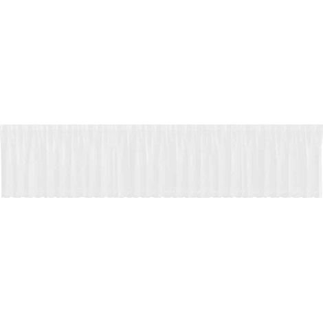 Rideaux avec des rideaux Blanc 500x100cm Polyester CFW46757 (1/5)