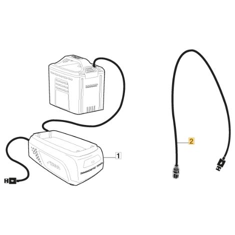 ORIGINAL STIGA Akku-Rasenmäher Mähroboter Diagnosekabel 118811363/0